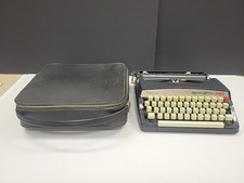 Vintage  Remington Rand Model 333 Sperry Rand Portable Typewriter. W Case thumbnail