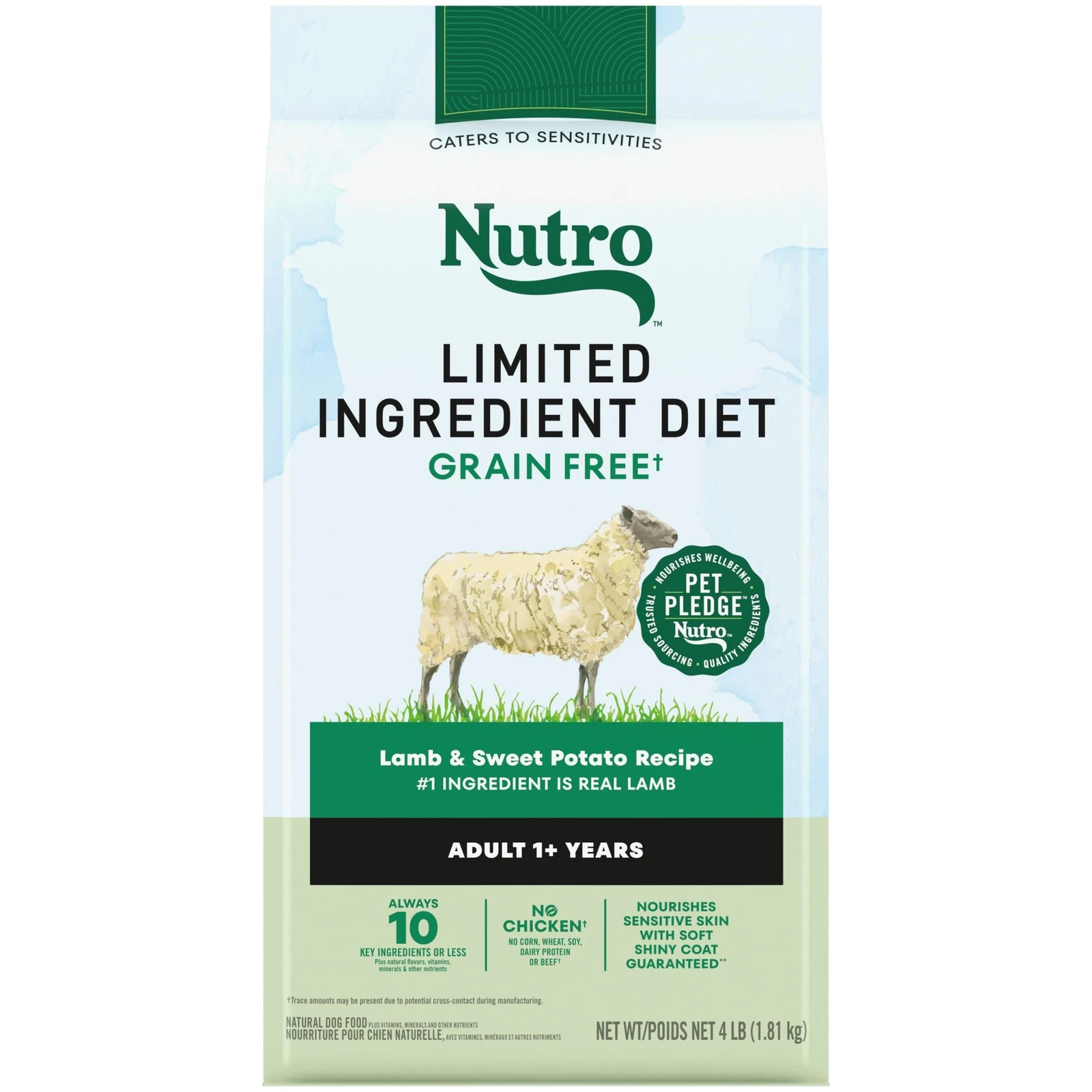 Limited Ingredient Diet Dry Dog Food, Adult Dog Food Dry Lamb & Sweet Potato ...