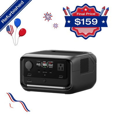 #ad EcoFlow River 3 Plus 286Wh Portable Power Station LiFePO4 Battery Refurbished $198.75