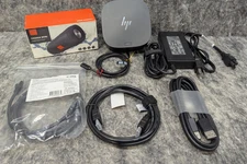 HP USB-C Universal Dock Docking Station 5TW10UT HSN-IX02 G5 Black Bundle