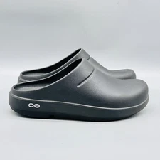 OOFOS Shoes Womens 7 Black OOcloog Recovery Clogs Mule Slip On Comfort Cushion