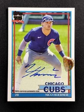 2026 Topps Series 1 1991 Auto Nico Hoerner #91A-NH Cubs LK16