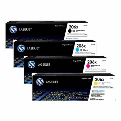 #ad HP 206X 4 Colour Set Toner Cartridge W2110X W2111X W2112X W2113X No Extra ✅ $379.99