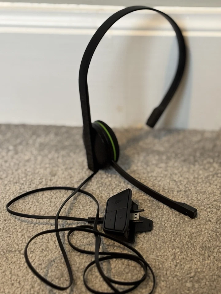 Microsoft Xbox One Chat Headset Fat S X Series Cuffie Originali  - Immagine 4 di 4