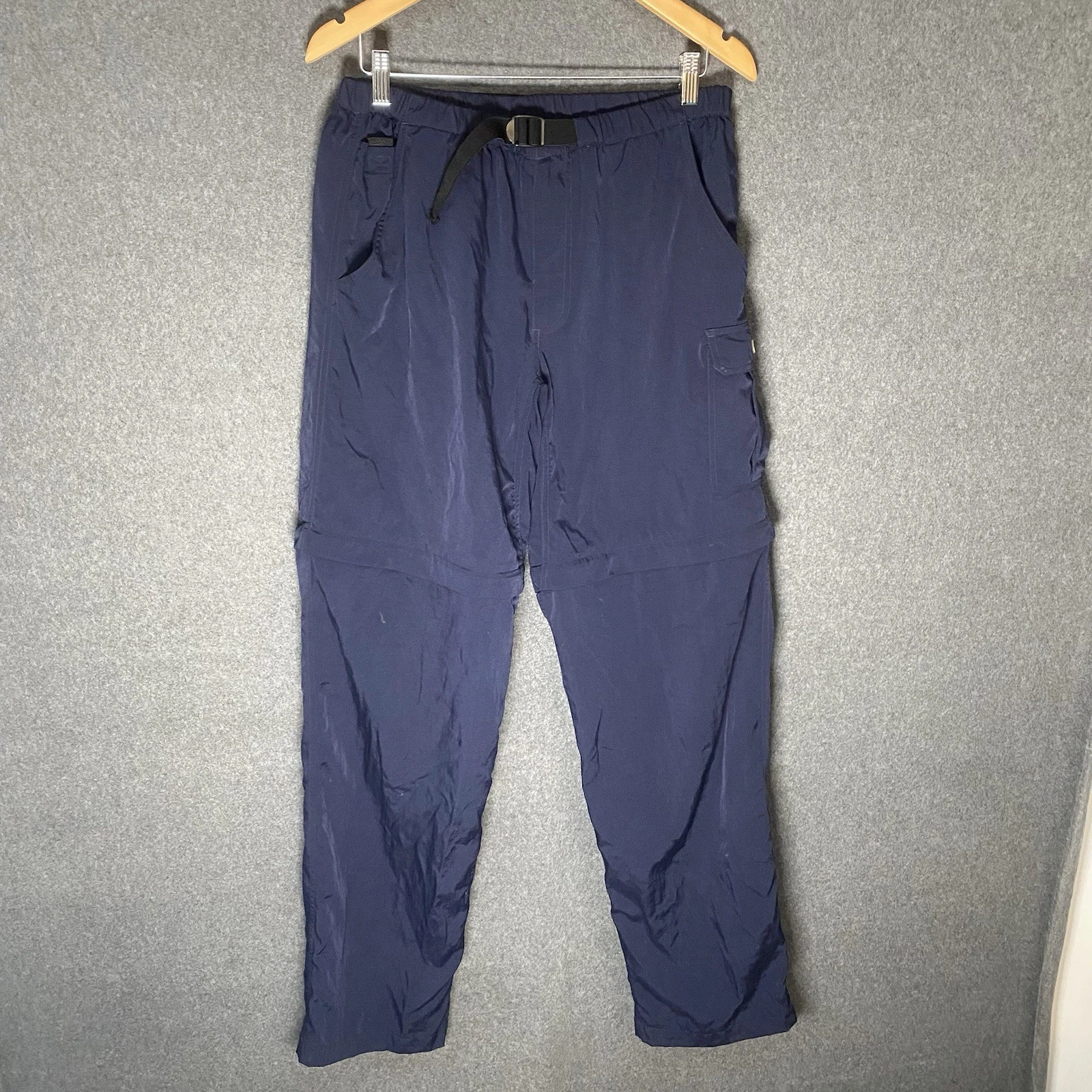 Vintage Kathmandu Convertible Pants Adult Medium Blue Pants Shorts Outdoor Hike
