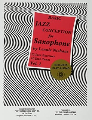 TRY1057 - BASIC JAZZ CONCEPTION FOR SAXOPHONE VOLUME 1 - By Lennie Niehaus *VG+*