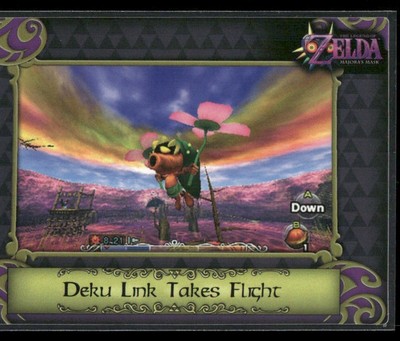 Legend of Zelda The Trading Card Enterplay 2016 #35 Deku link takes flight