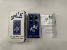Aguilar Amplification TLC Compressor Bass Compression Guitar Effect Pedal + Box