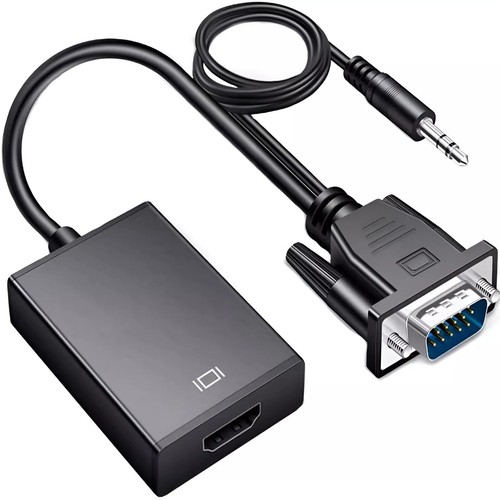 1080P VGA auf HDMI Audio-Untersützung Adapter Auflösung VGA zu HDMI PC