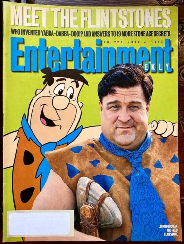 ENTERTAINMENT WEEKLY June 3 1994 Meet Flintstones JOHN GOODMAN Fred Flintstone - Picture 1 of 1