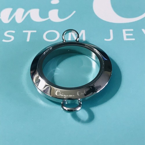 Authentic Origami Owl Medium Silver Twist Link Locket BASE "New"  - Picture 5 of 5