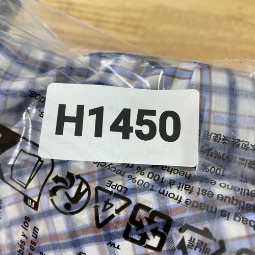 NEW Kirkland Signature Mens 17.5 Plaid button down dress shirt - Picture 5 of 5