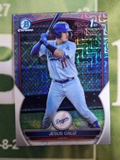 Jesus Galiz 1st 2023 Bowman Chrome  Mojo Refractor Los Angeles Dodgers #BCP-187
