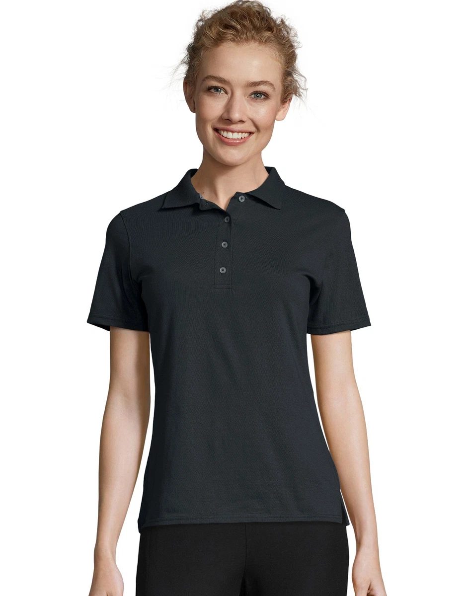 Women's performance top polo shirts