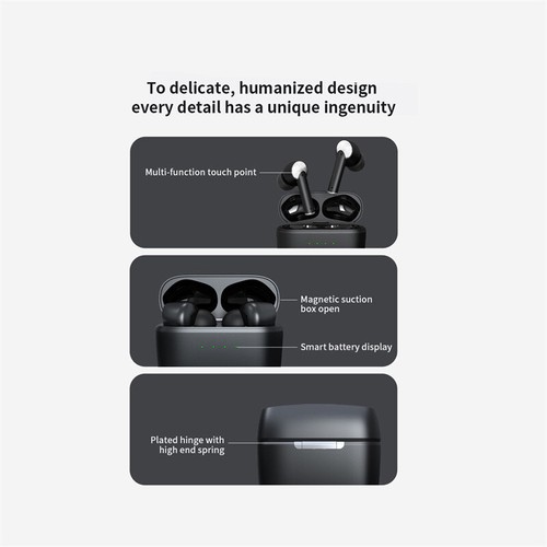 Blue toothHeadset 5.2 TWS Wireless Earphones Earbuds Headphones Stereo Ear - Zdjęcie 6 z 14