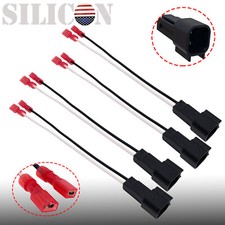 4x Front-Rear Door Speaker Harness Adapters for 1999-2014 Ford F-150