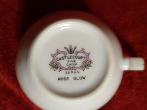 VINTAGE ROSE GLOW Pink Floral CREAMER Made in JAPAN - Picture 8 of 8