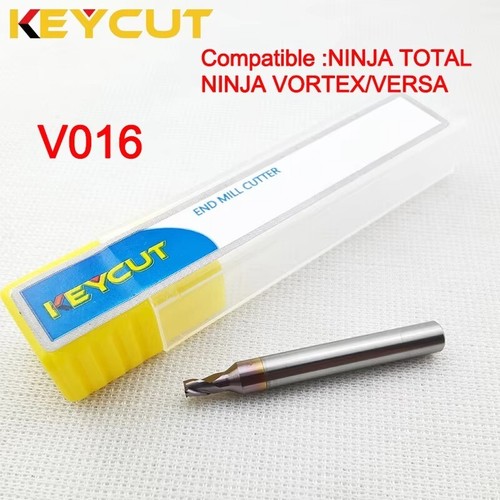 Fresadora de carburo V016 de 2,3 mm apta con Keyline Ninja Total Vortex Versa - Imagen 3 de 5
