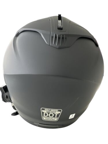 NEW Harley-Davidson Helmet HD-H27 Maywood Matte Black & Sunshade Size S - Picture 4 of 6