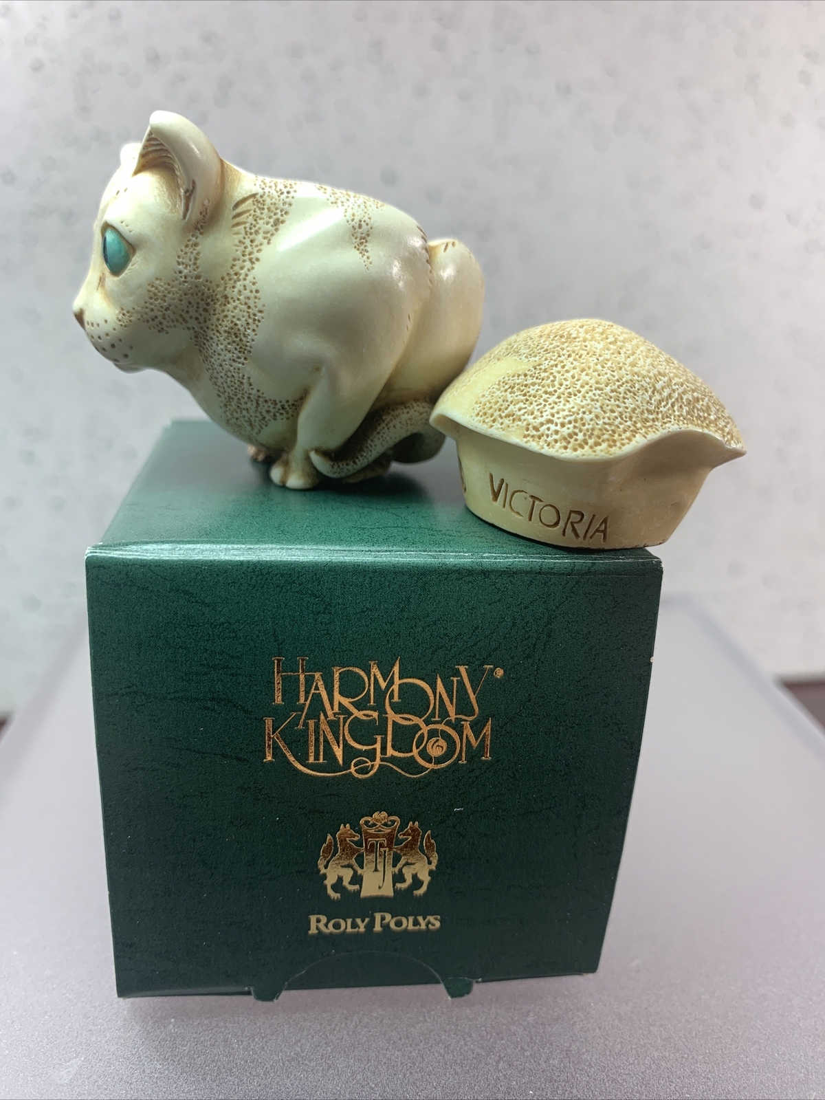 Harmony Kingdom Roly Polys Cat Handcrafted Figurine By Master Carver Adam Binder