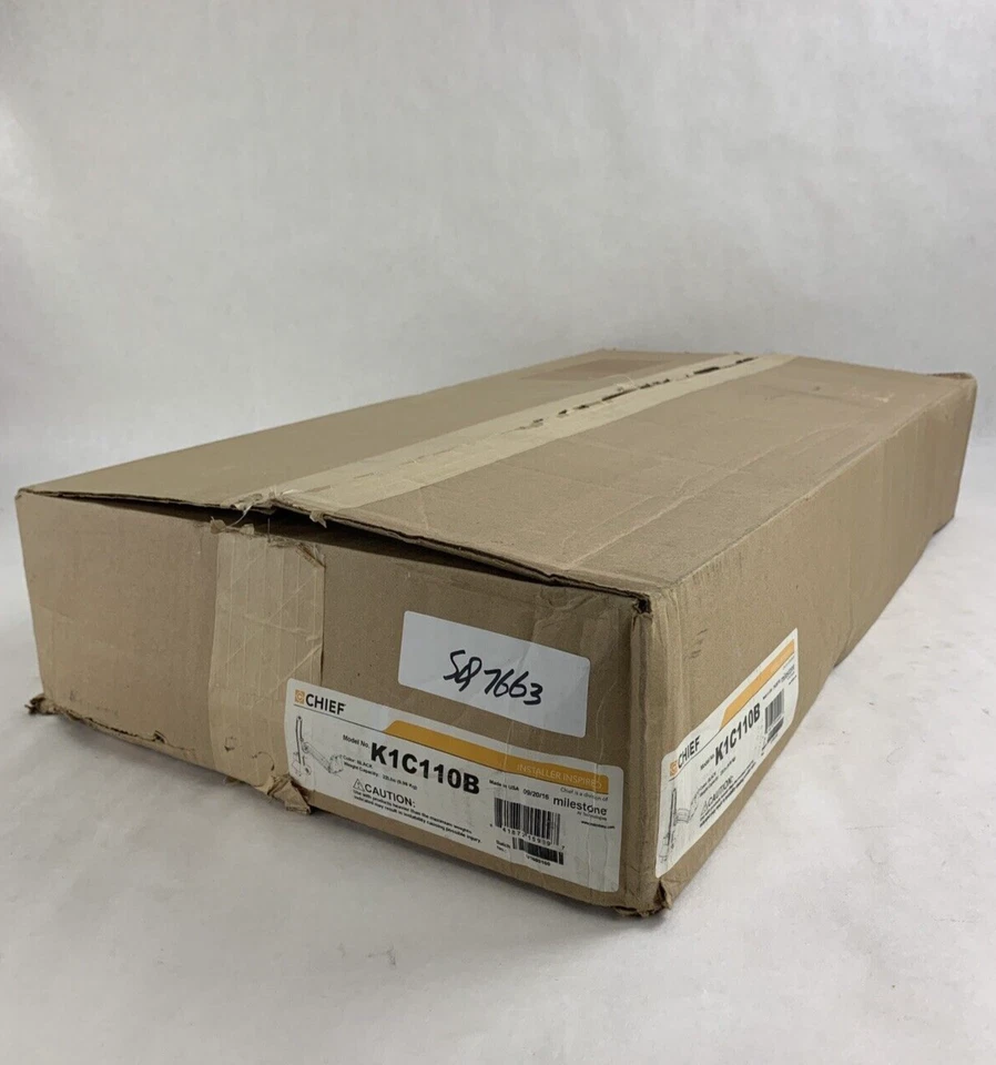 Chief K1C110B K1C Dynamic Column Monitor Mount Black New Open Box - Image 2 of 4