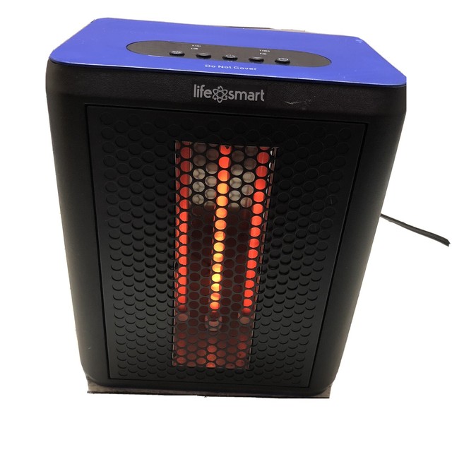 LIFE SMART Portable Infrared Quartz Electric Space Heater ...