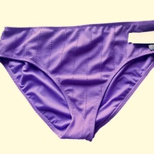 NWT Salt  Cove Ribbed Bikini Bottom Swim Purple Junior's Plus Size 3X NEW