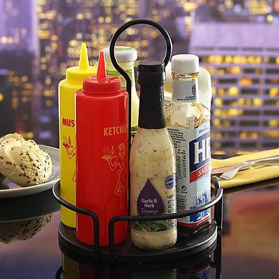 TableCraft Versa Rack Condiment Holder Sauce Bottle Rack