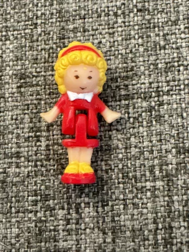 Vintage Polly Pocket Polly's Cafe Townhouse Doll Only 1989 Collectible Toy 1"