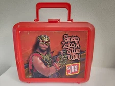 RED Macho Man Randy Savage WWF WWE Slim Jim Aladdin Lunchbox 1997