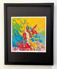 LeRoy Neiman "Rodeo" Signed Pop Art Mounted and Framed