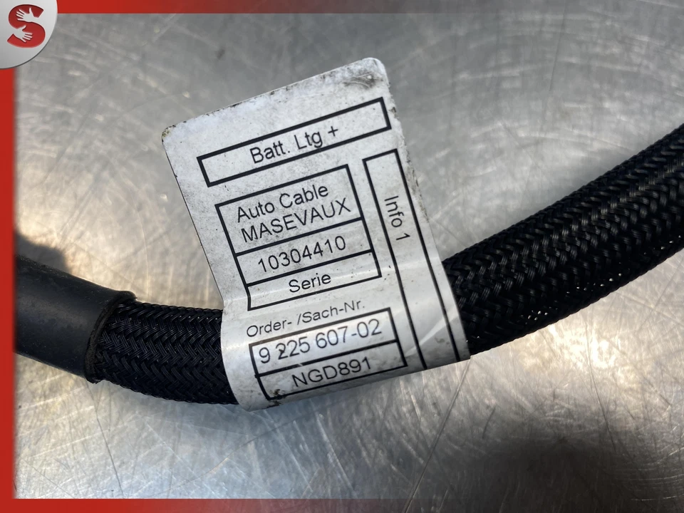 11-16 BMW 535i ACTIVE HYBRID 5 F10 CABLE PROTECCIÓN POLARIDAD INVERSA LOTE458 OEM Foto 3 de 3