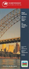 Northwest Airlines system timetable 6/1/00 [308NW] Buy 4+ save 25%