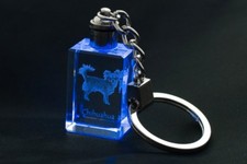 Chihuahua, Dog Crystal Keyring, Keychain, High Quality, Crystal Animals USA