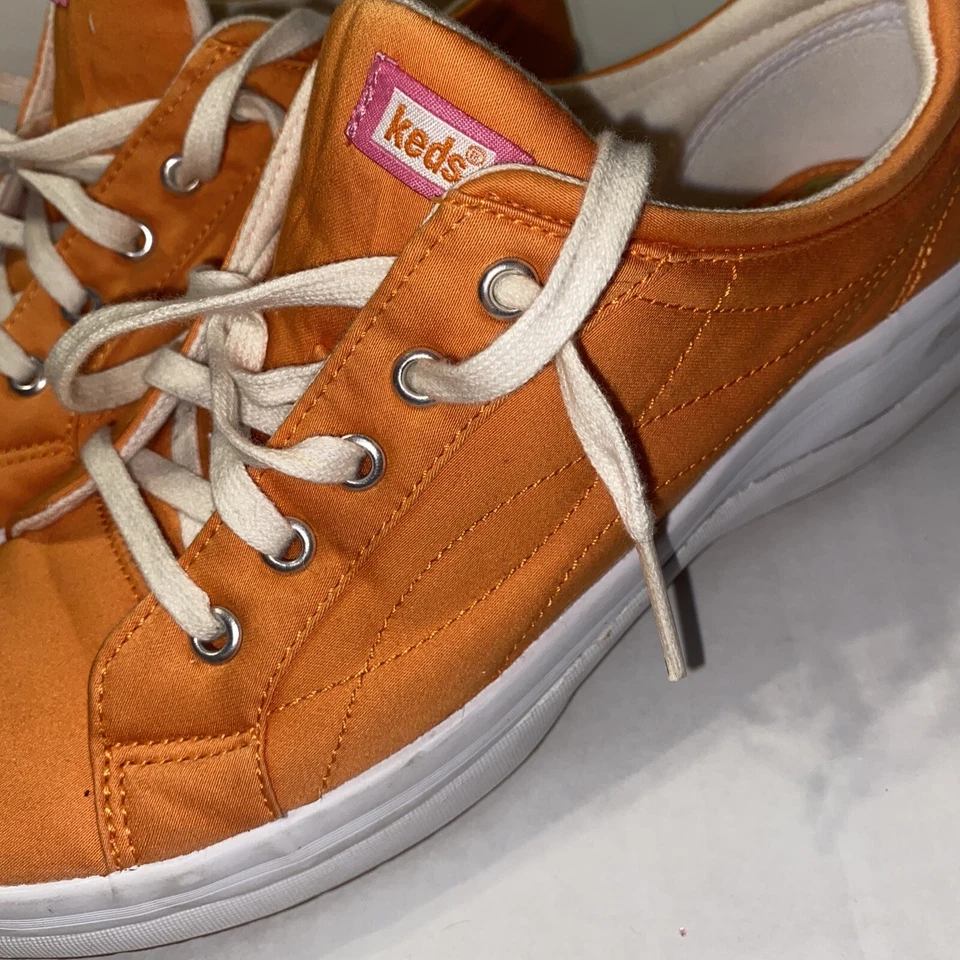 Zapatos Keds Mujer Talla 5 Naranja Encaje Zapatillas bajas Muy Lindos Foto 2 de 4