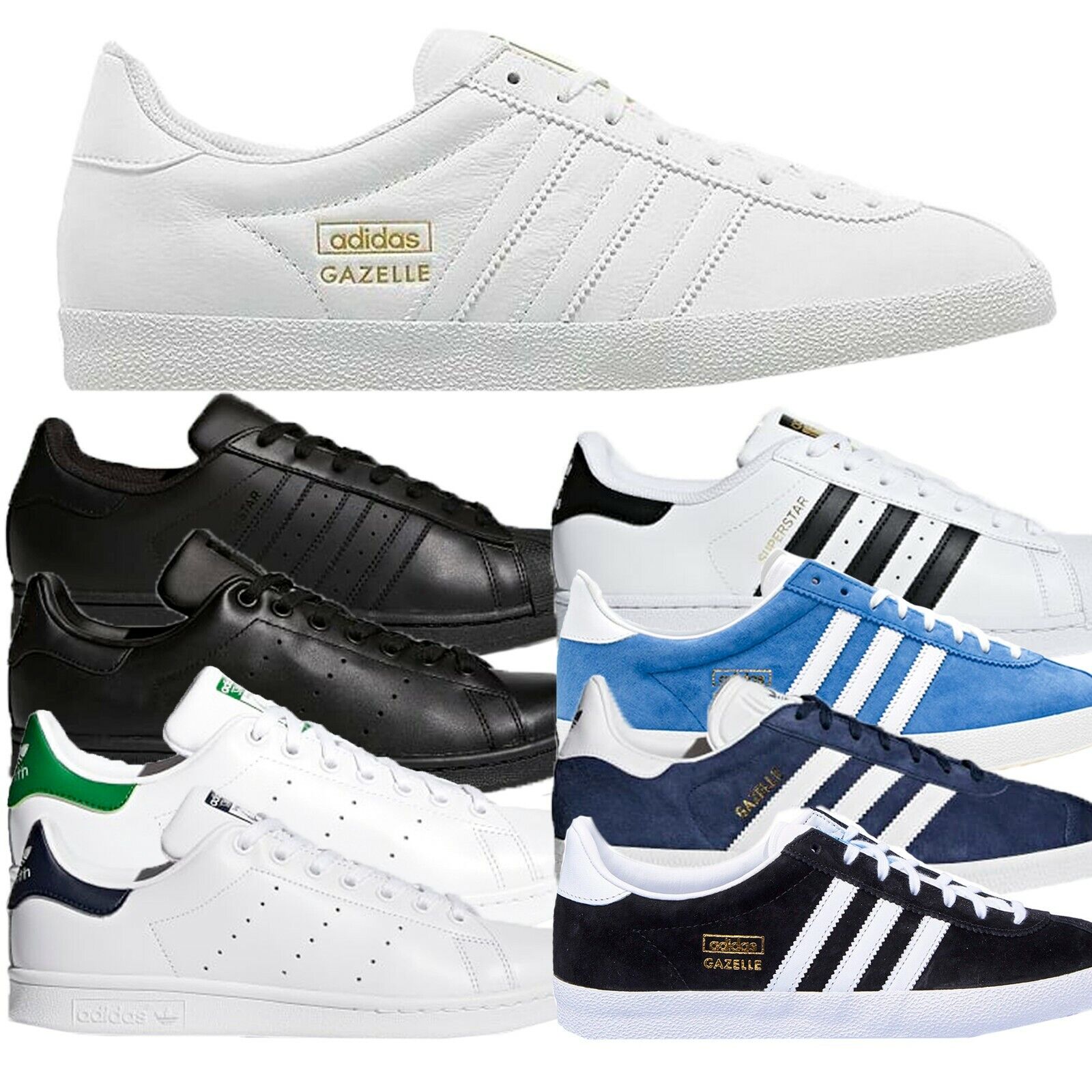 adidas gazelle blue and black