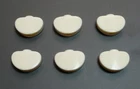 ABS button peg only fit for Grover Machine Head, Ivory color 6p FR20I