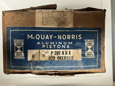 32-40 Dodge Plymouth Aluminum Piston 6-set Mcquay-norris P207a-020