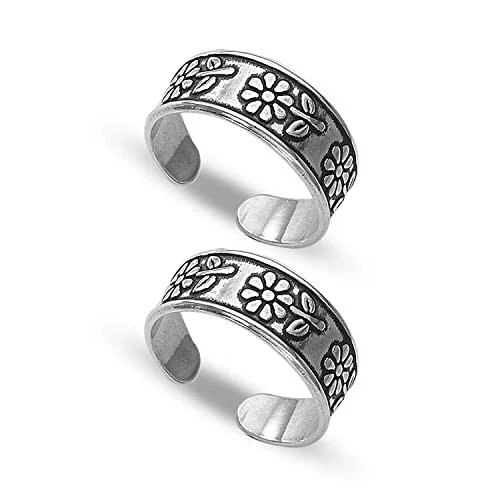 Adjustable toe rings sterling silver sale