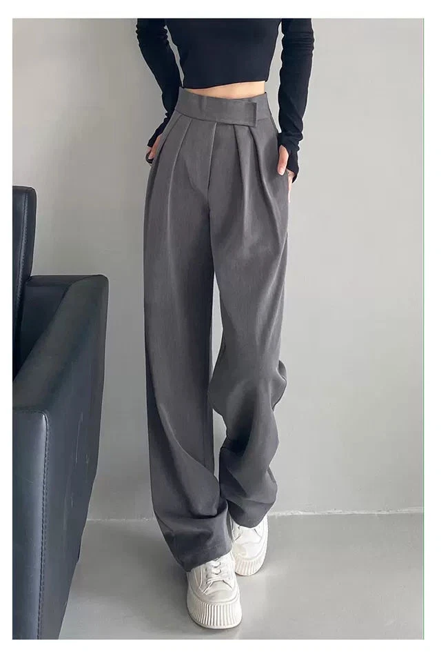 ladies wide leg dress pants