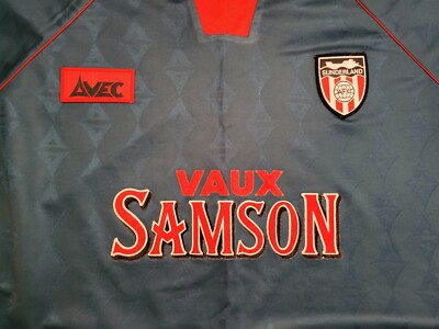 【激レア】サンダーランド 1994-95年 ユニフォーム AVEC Sunderland 1994 - 1995 Away football Avec shirt size Extra Large