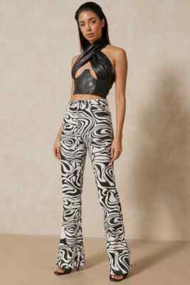 MISSPAP Mable Print Jeans Size M