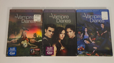 Vampire Diaries Season 1-3 DVD Set 2009 New Sealed!