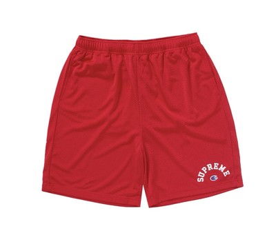 In-Hand Supreme Champion Mesh Shorts Red Size: M | eBay