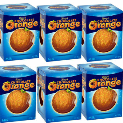 6 x Terry's ORANGE MILK - Chocolate with Orange Oil - 6 x 157g / 5.53oz