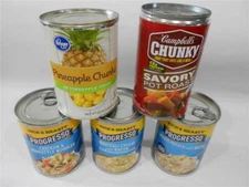 PROGRESSO SOUP Diversion Safe Hide Stash Cash Can KITCHEN CUPBOARD / PANTRY