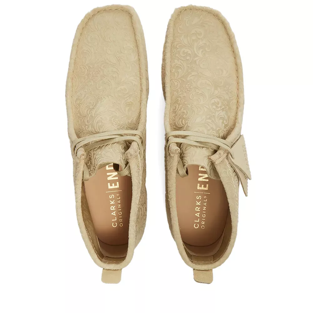 Clarks x END Wallabee Boot Maple | eBay