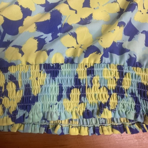 Lane Bryant Tank Top Blouse Floral Womens Flowy Flutter Collar Size 16 - Picture 6 of 6