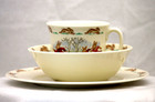 Royal Doulton Bunnykins Childrens Table Set Plate Cup Bowl — photo 2