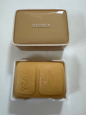 Vintage HERMÈS Calèche Perfumed Bar Soap Travel Size 24g with Case Hermes